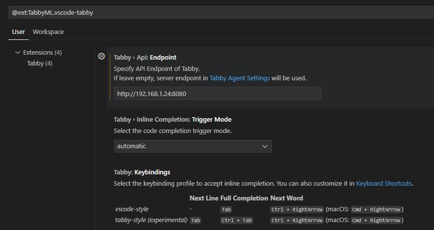 tabby_vscode_configure